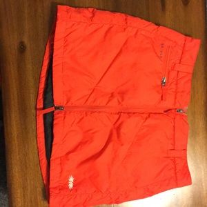 Orange SKhoop mini snow skirt